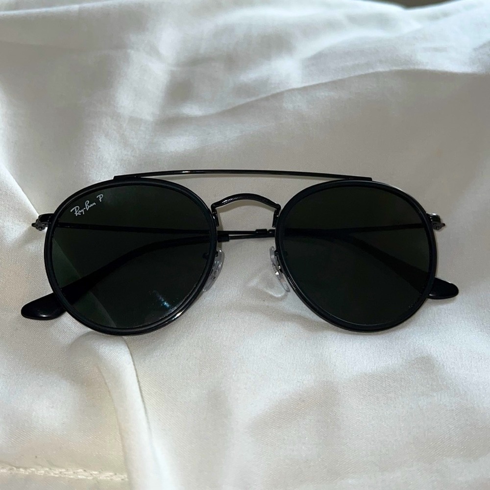 Polarized round double bridge Ray Bans